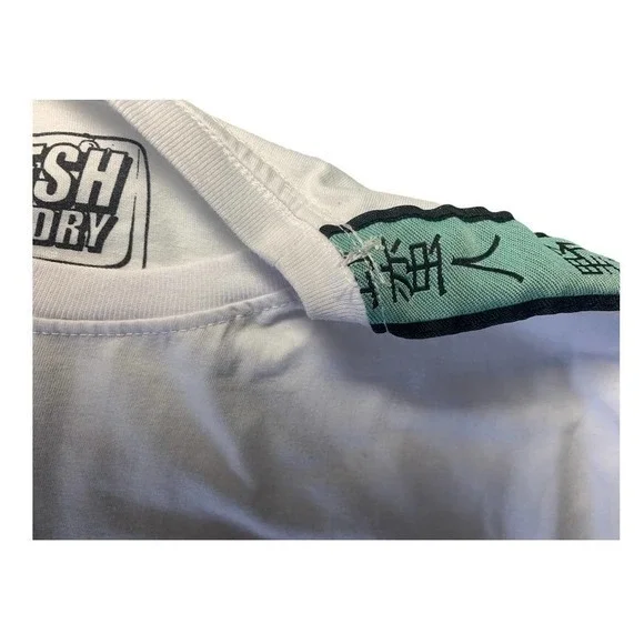 Fresh Laundry Japan T Shirt‎ Mens Medium Short Sleeve White  Graphic - Picture 11 of 11